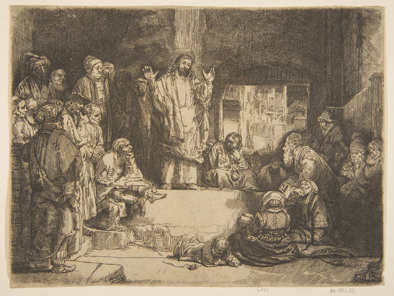 Chrystus nauczający La Petite Tombe copy.n.d. autorstwa Unbekannt