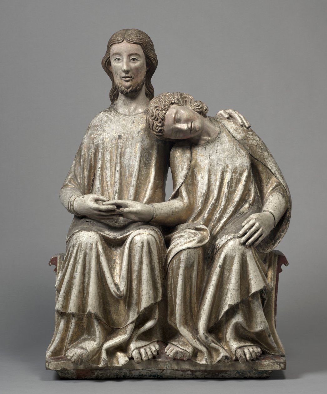 Chrystus i św. Jan Ewangelista, 1300-1320. autorstwa Unbekannt