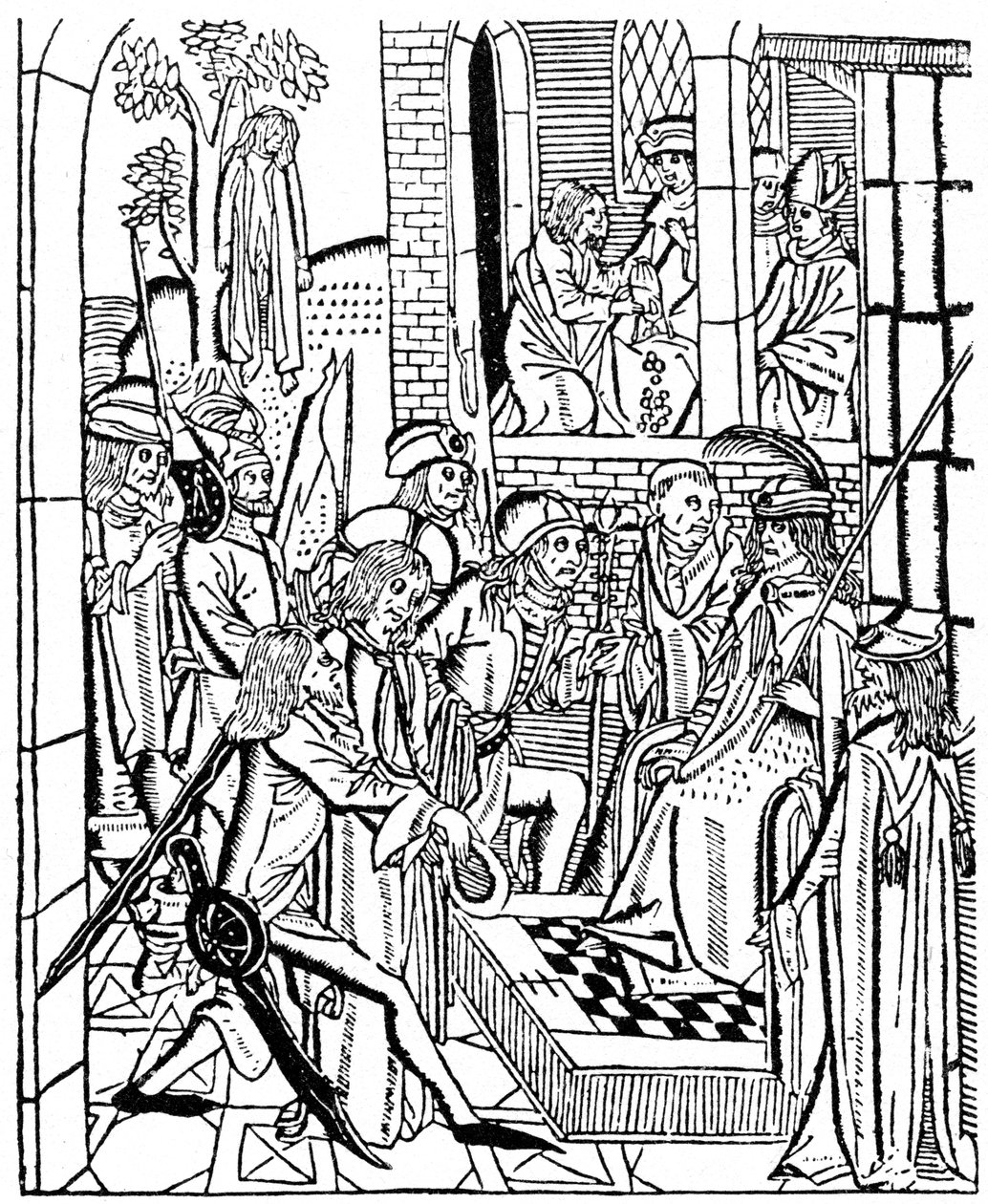 Chrystus przed Piłatem, 1488 1964 autorstwa Unbekannt