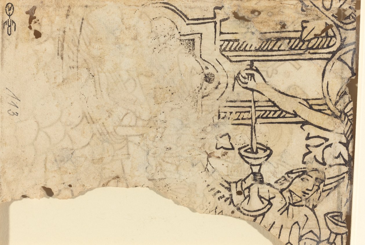 Chrystus na krzyżu złotniczym, ok. 1930 r. 14501470. autorstwa Unbekannt