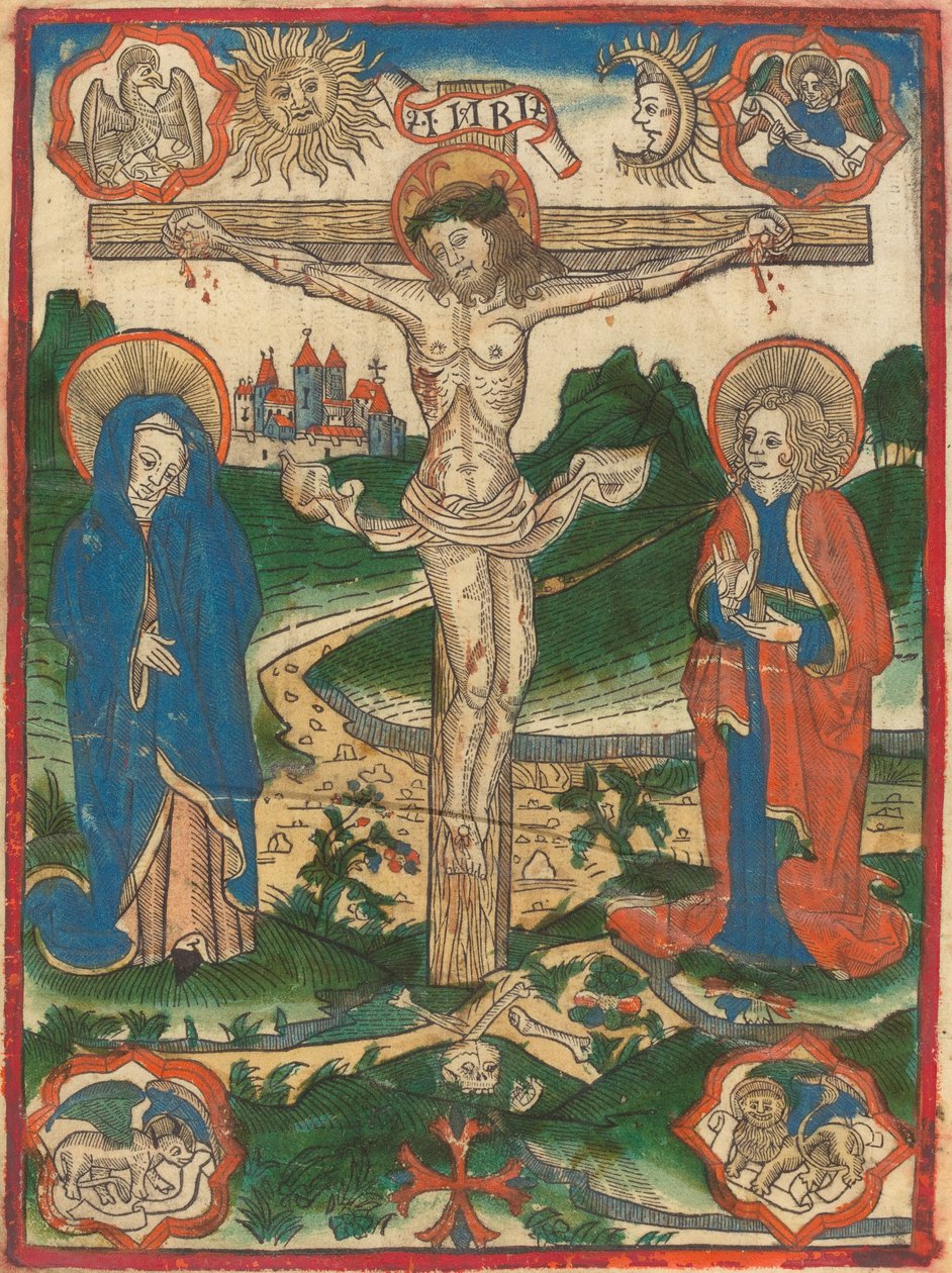Chrystus na krzyżu, 14801500. autorstwa Unbekannt