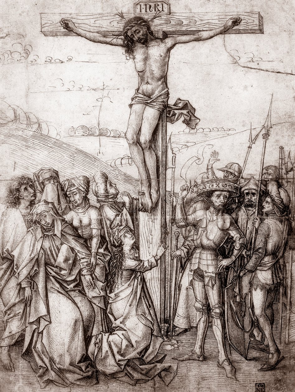 Chrystus na krzyżu, ok. 1480 autorstwa Unbekannt
