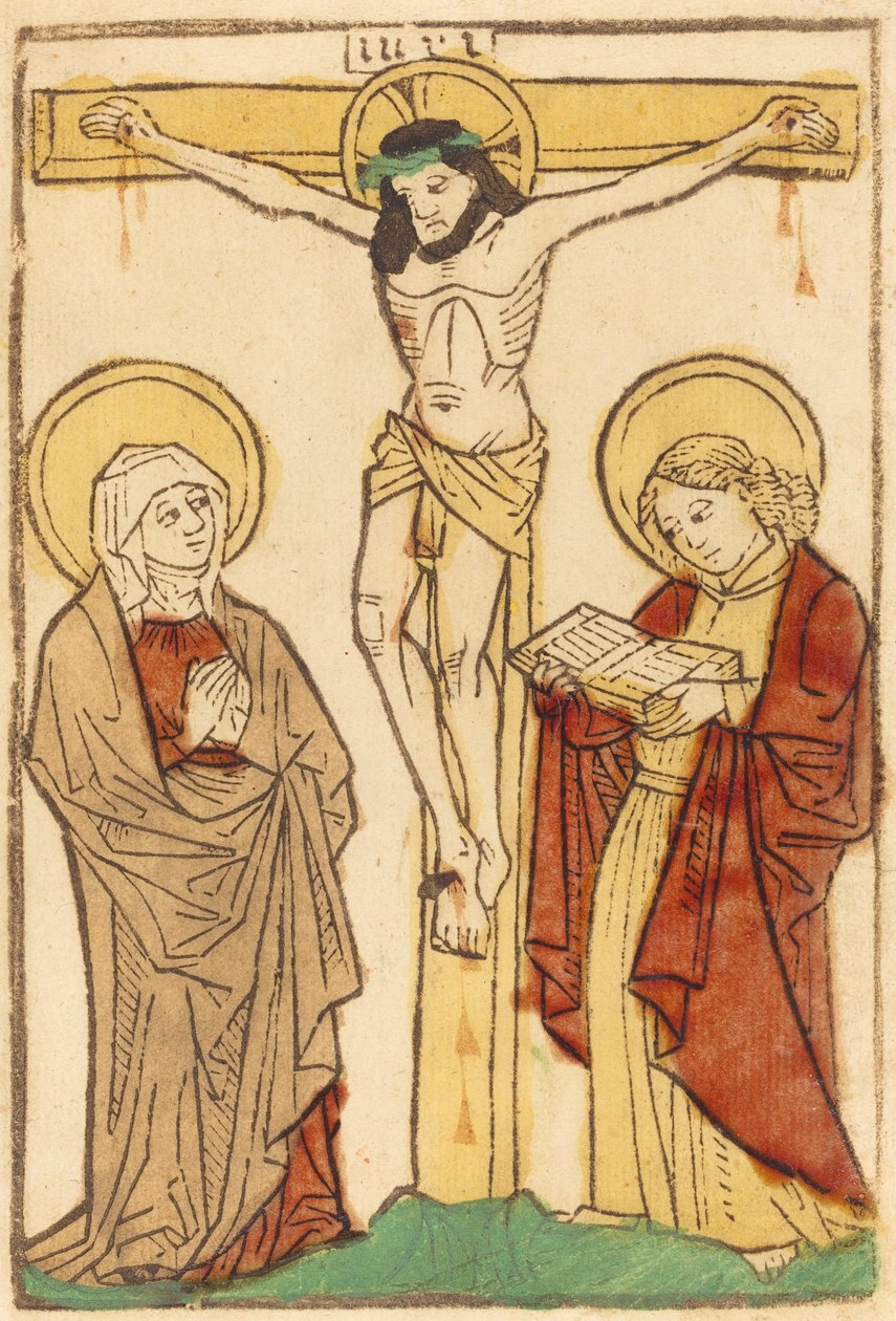 Chrystus na krzyżu w roku 1470 lub wcześniej. autorstwa Unbekannt