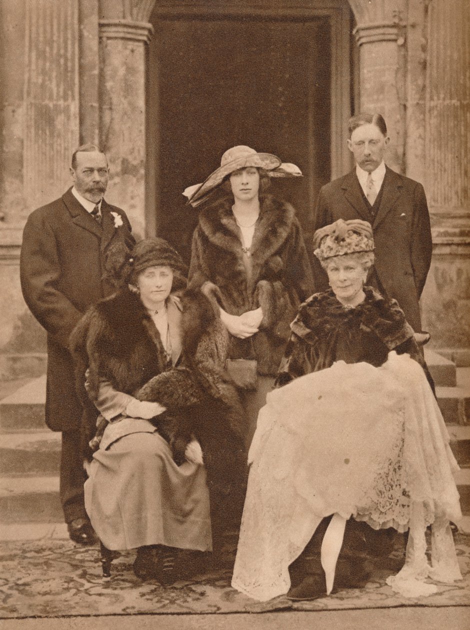 Chrzest pierwszego dziecka Maryi, Princess Royal, Goldsborough, Yorkshire, 1923 1935 autorstwa Unbekannt
