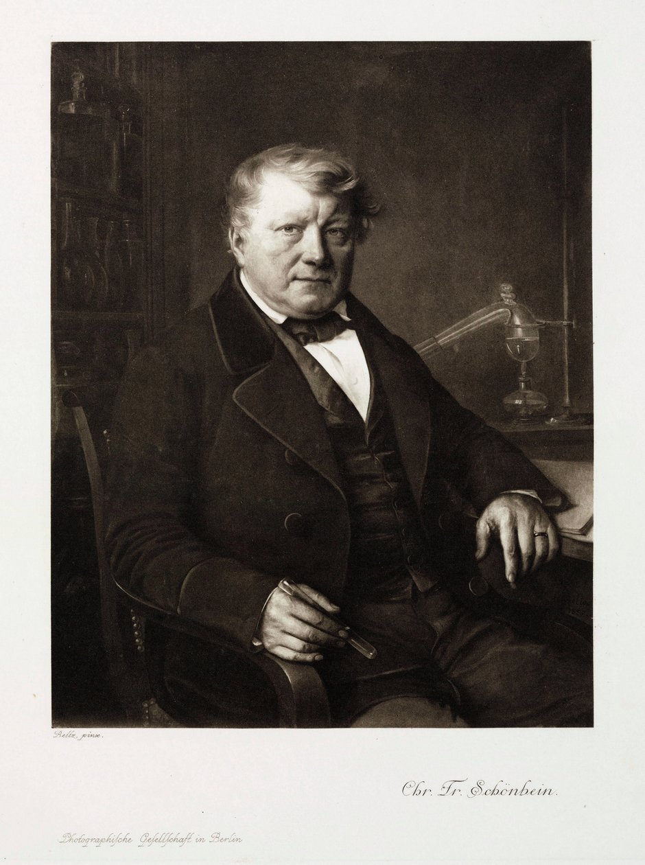 Christian Friedrich Schonbein, niemiecki chemik, ok. 1860 autorstwa Unbekannt