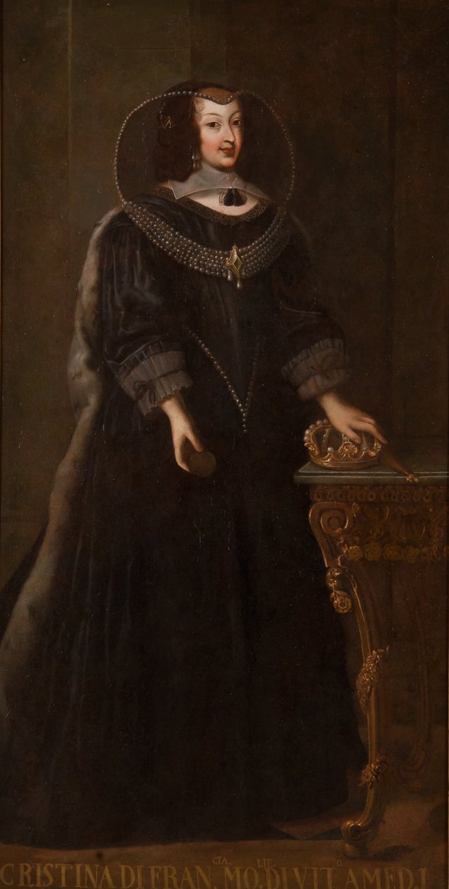 Christine Marie z Francji 1606-1663, księżna Sabaudii autorstwa Unbekannt