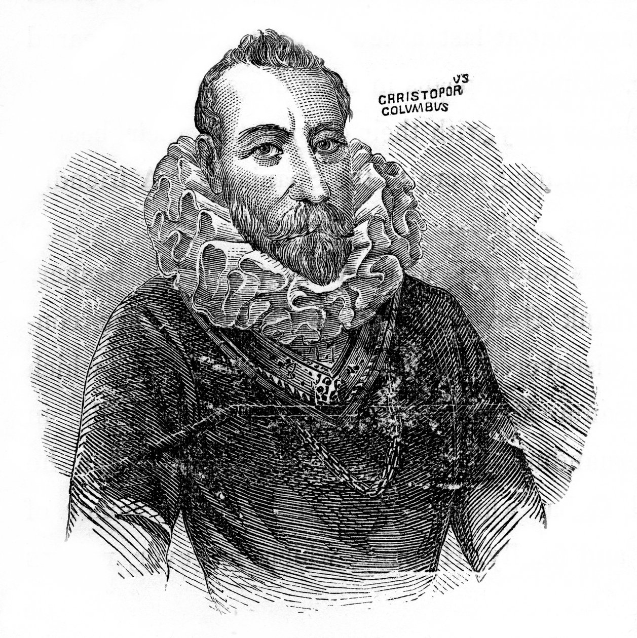 Krzysztof Kolumb, włoski odkrywca i handlarz, ok. 1872 r. autorstwa Unbekannt