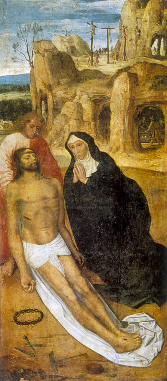 Męka Chrystusa, fragment ołtarza św. Antoniego, XVI w. autorstwa Unbekannt