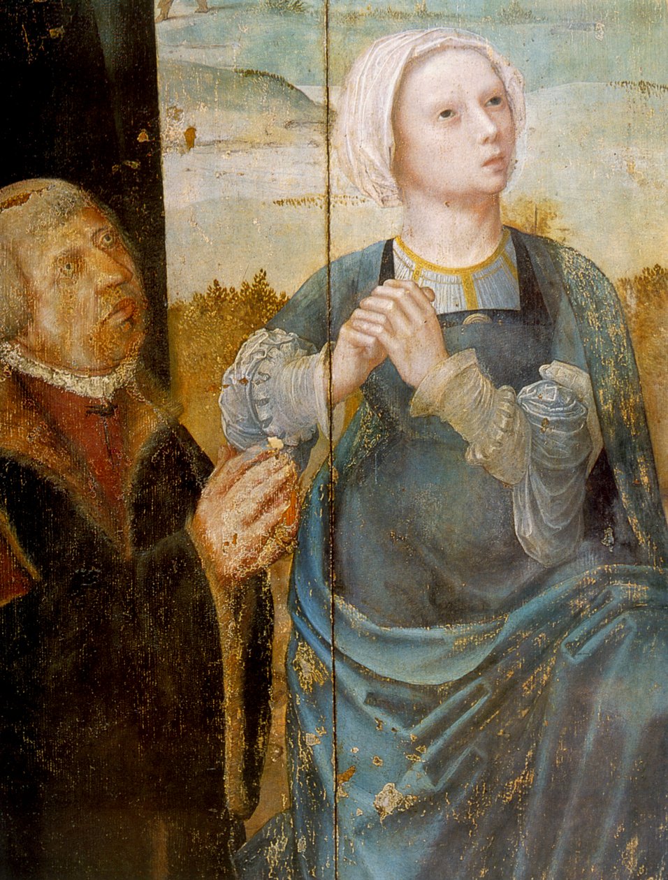 Pasja Chrystusa, fragment ołtarza św. Antoniego, XVI w. autorstwa Unbekannt