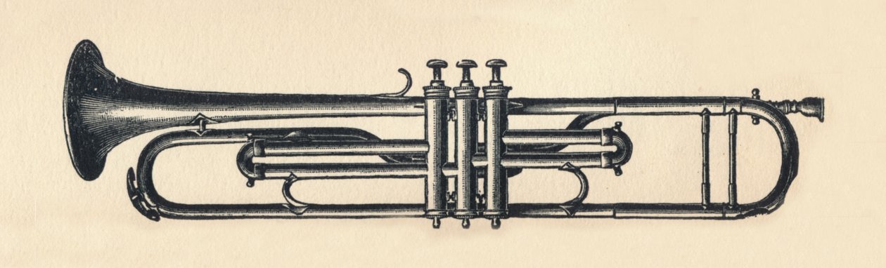Trąbka chromatyczna, 1895. autorstwa Unbekannt