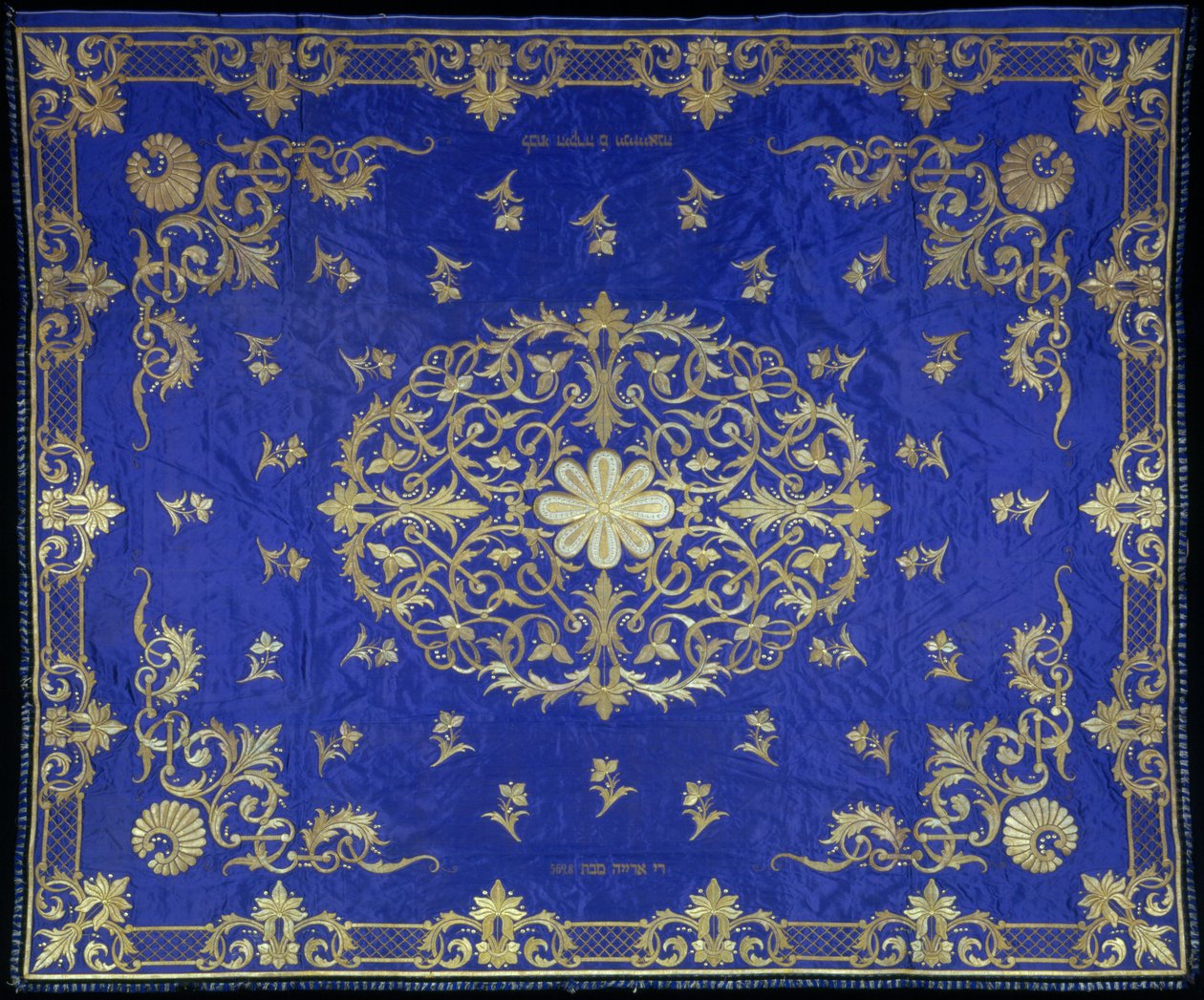 Baldachim weselny Chuppah, 1867-1868 autorstwa Unbekannt