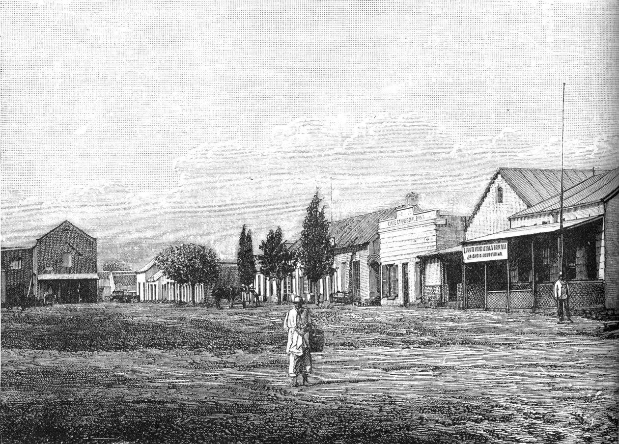 Plac Kościelny, Pretoria, ok. 1880 r. autorstwa Unbekannt