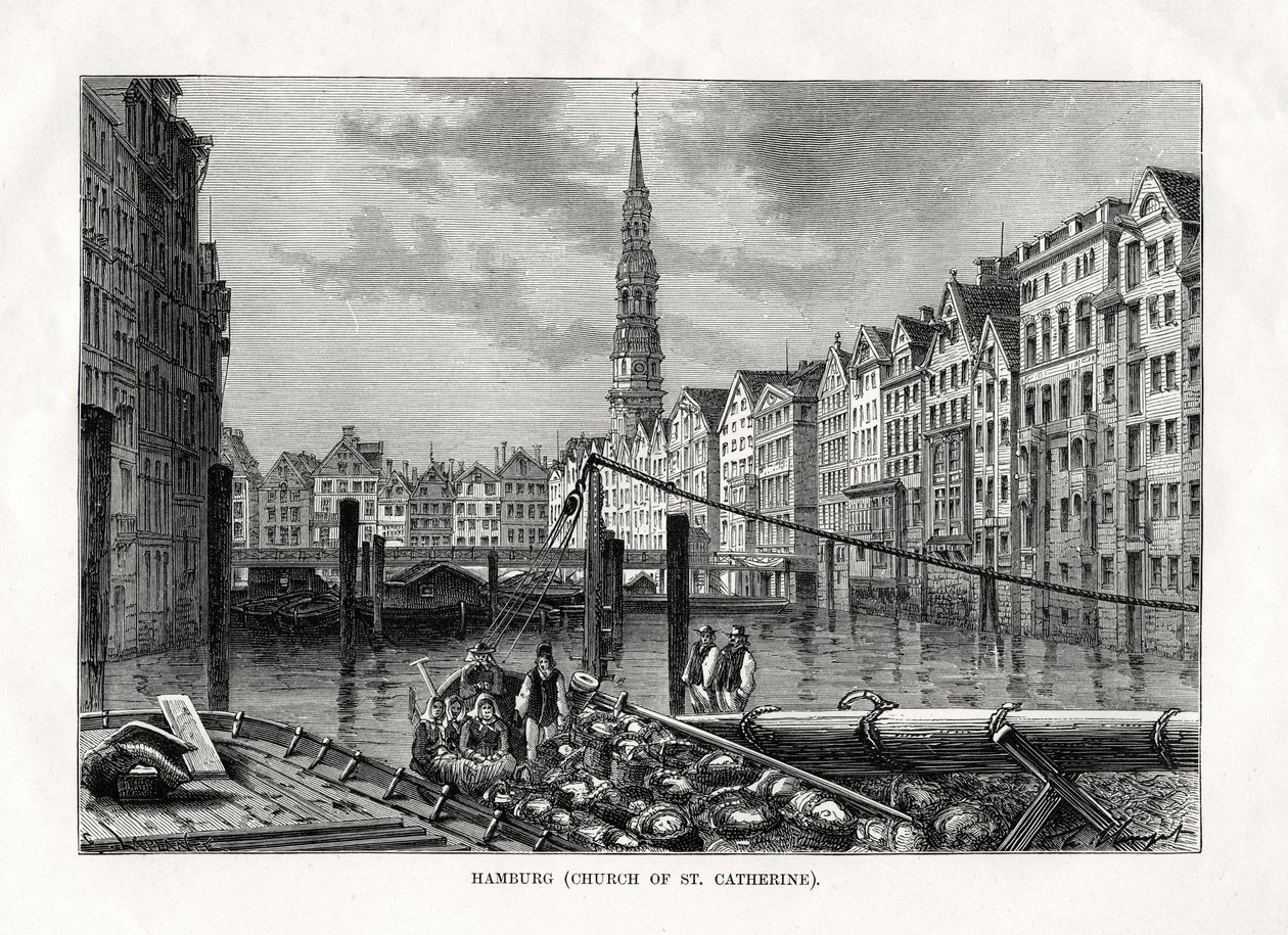 Kościół św Katarzyny, Hamburg, Niemcy, 1879 autorstwa Unbekannt