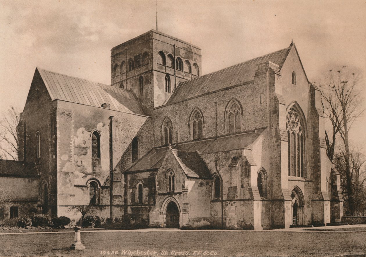 Kościół Szpitala Św. Krzyża, Winchester, Hampshire, początek XX wieku autorstwa Unbekannt