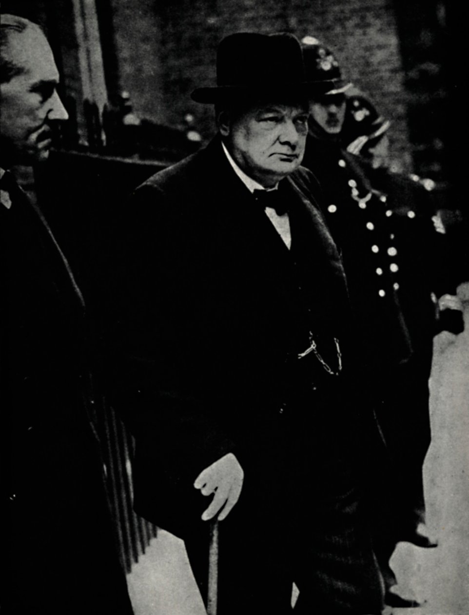 Churchill jako premier, ok. 1940, 1945 r. autorstwa Unbekannt