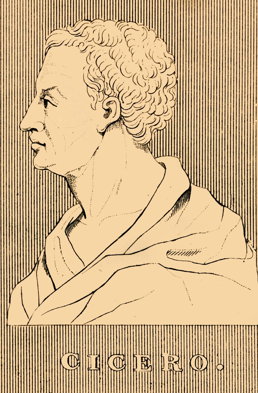 Cyceron, 106-43 pne, 1830. autorstwa Unbekannt