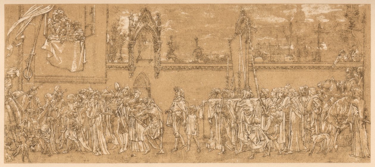 Najświętsza Madonna Cimabue niesiona w procesji..., 1853-1855 c 1880-1882 autorstwa Unbekannt