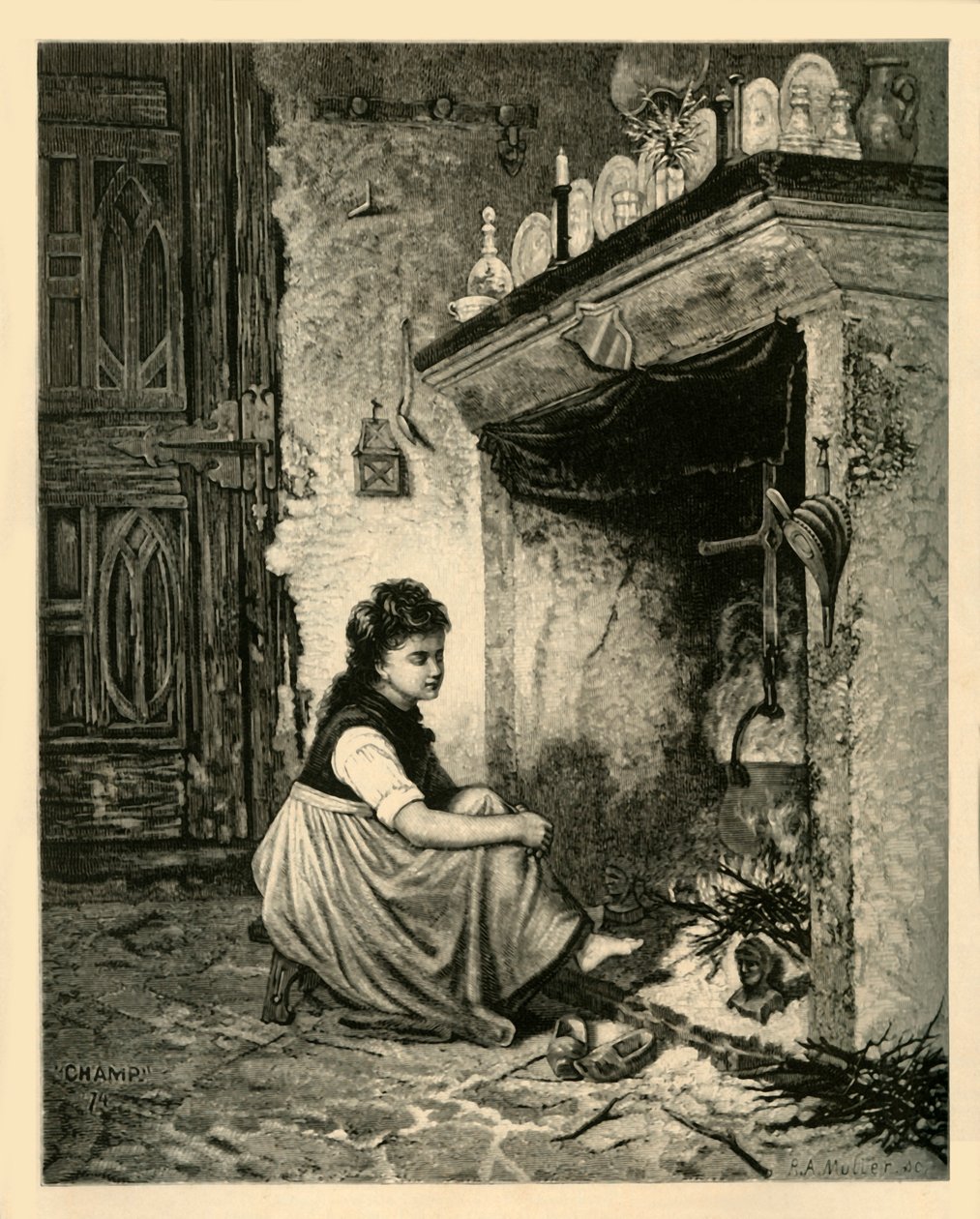 Kopciuszek, 1883. autorstwa Unbekannt