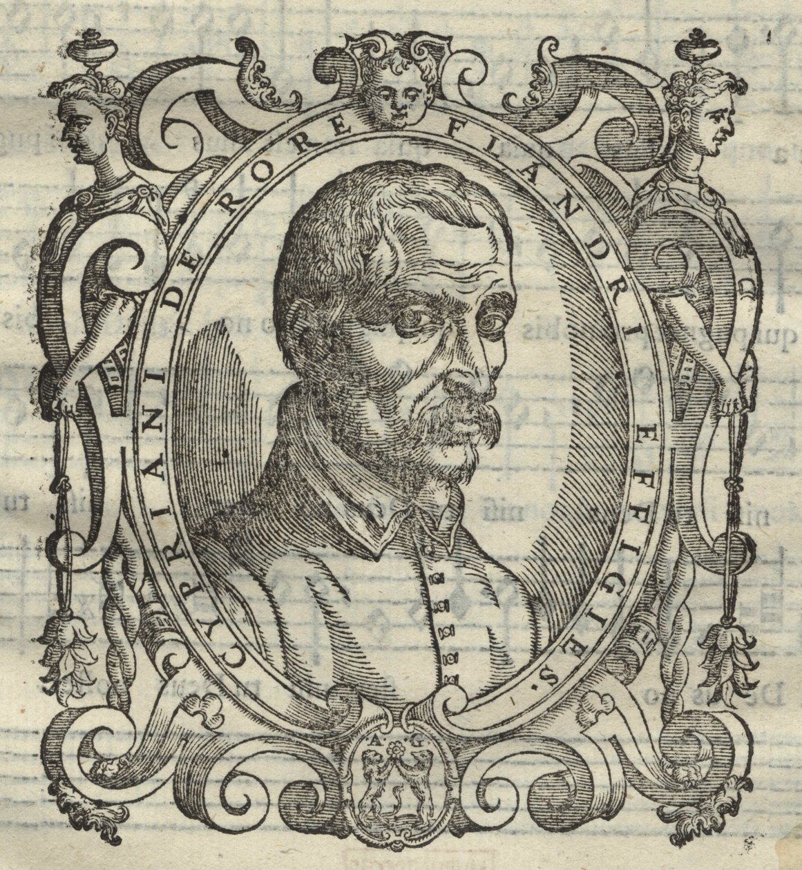 Cipriano de Rore 151516-1565 Z Cypriana de Rore Sacrae Cantiones, 1584 autorstwa Unbekannt