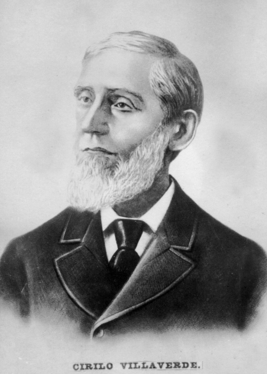 Cirilo Villaverde, kubański poeta, powieściopisarz, dziennikarz i bojownik o wolność, c1910 autorstwa Unbekannt
