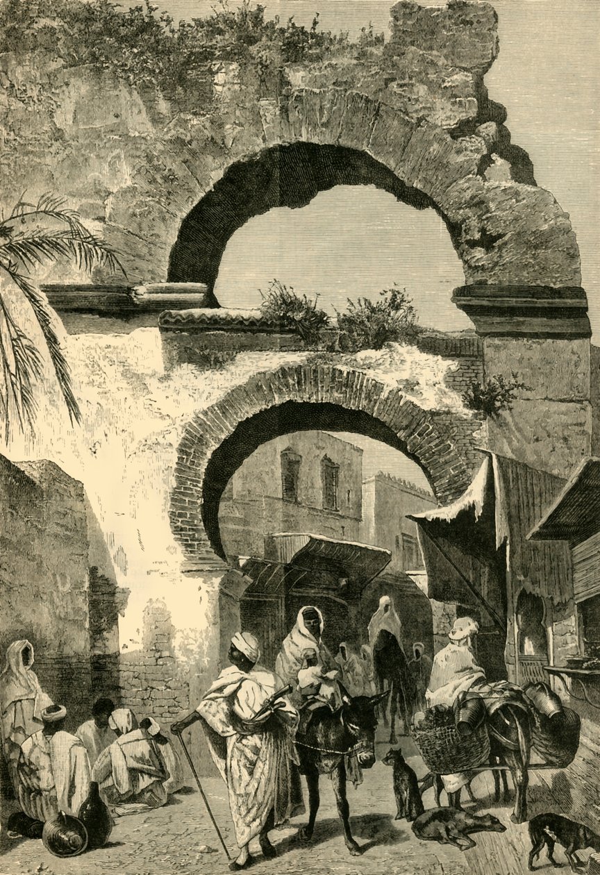 Brama Miejska w Tunisie, 1881 r. autorstwa Unbekannt