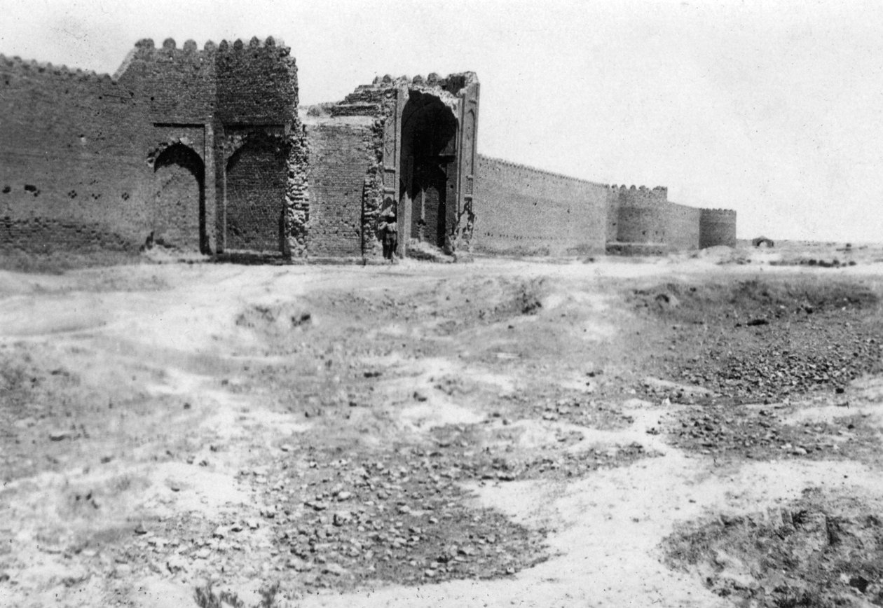 Brama miejska, Samarra, Mezopotamia, 1918 autorstwa Unbekannt