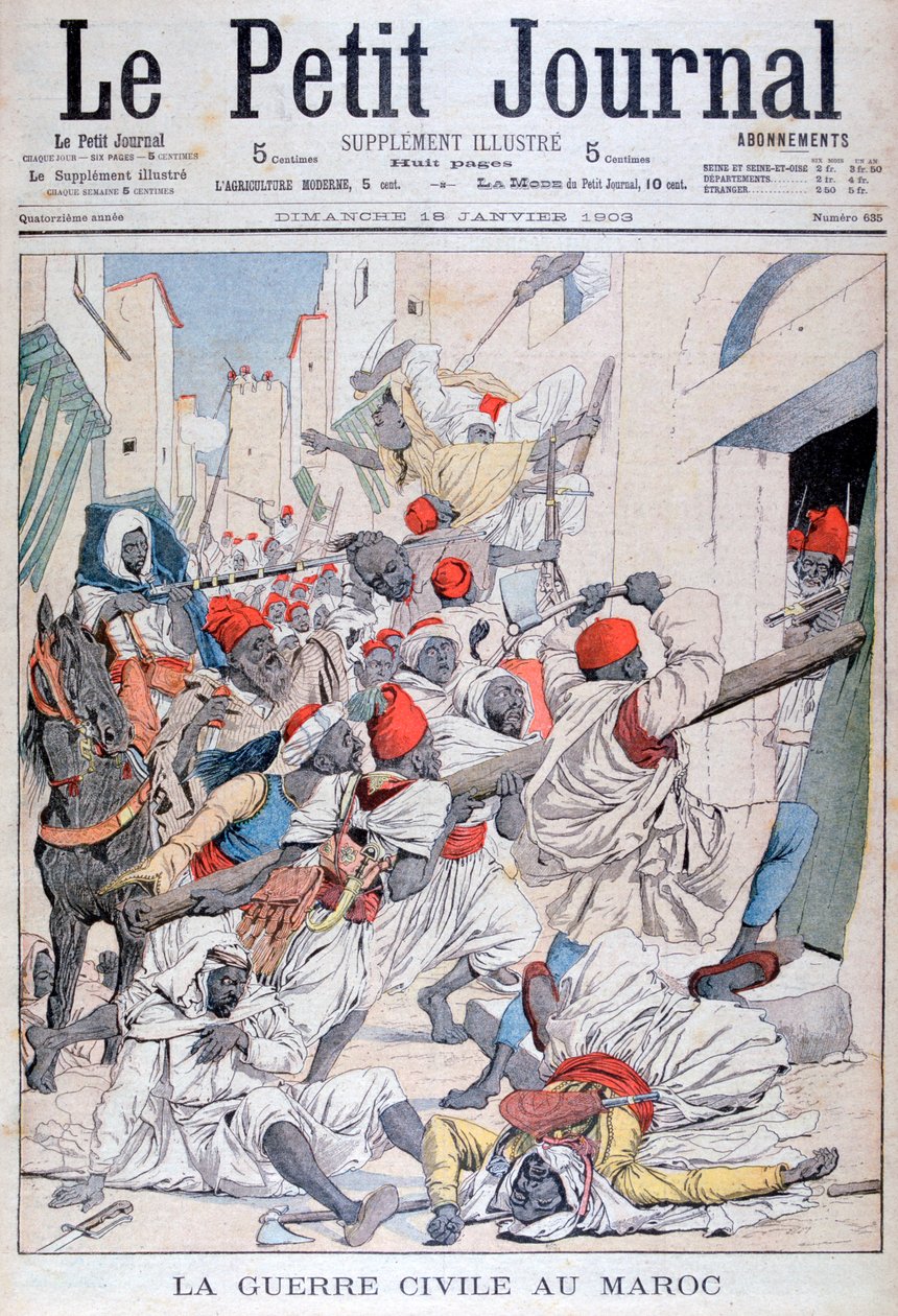 Wojna domowa w Maroku, 1903 autorstwa Unbekannt