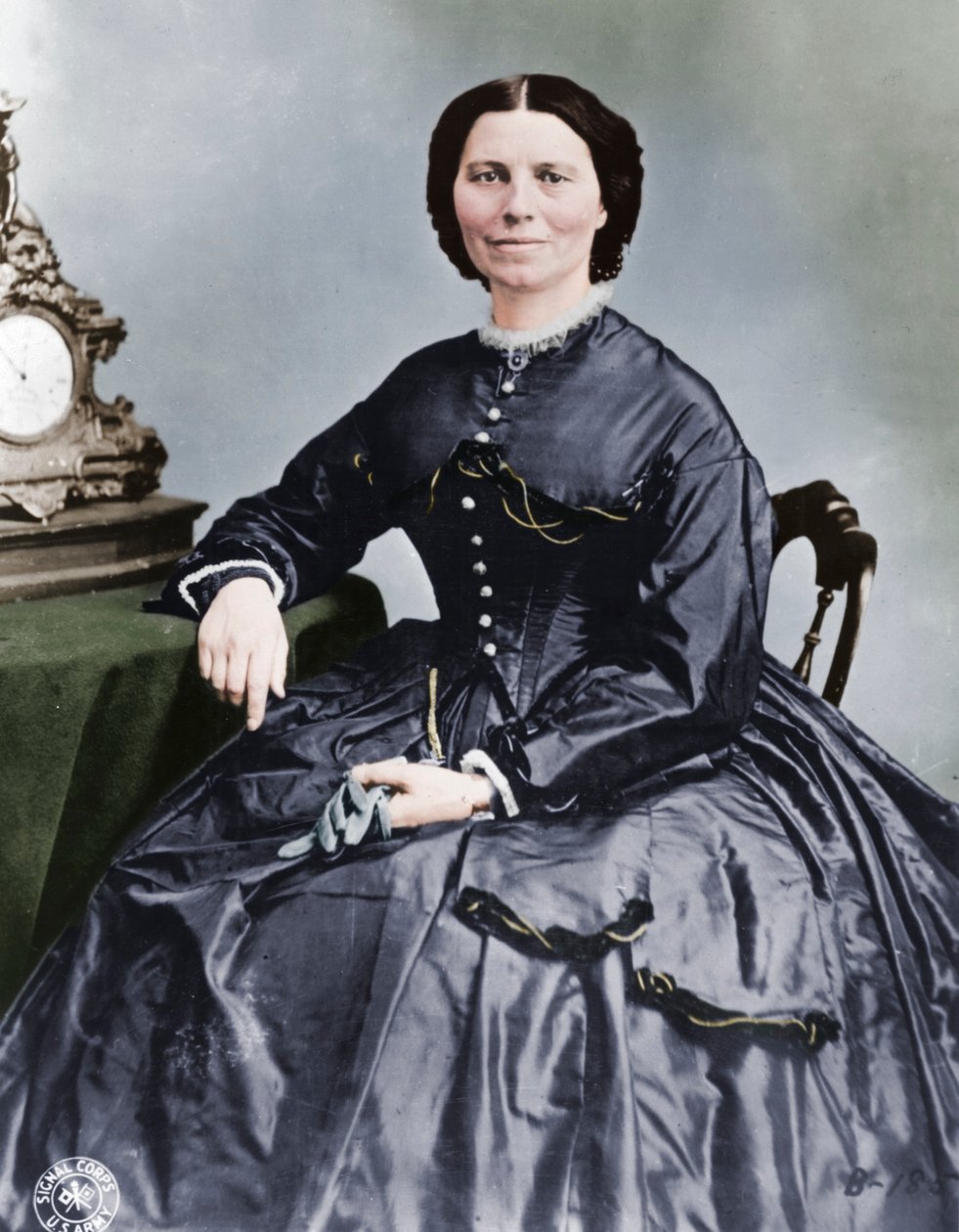 Clara Barton 1821-1912, założycielka amerykańskiego oddziału Czerwonego Krzyża autorstwa Unbekannt