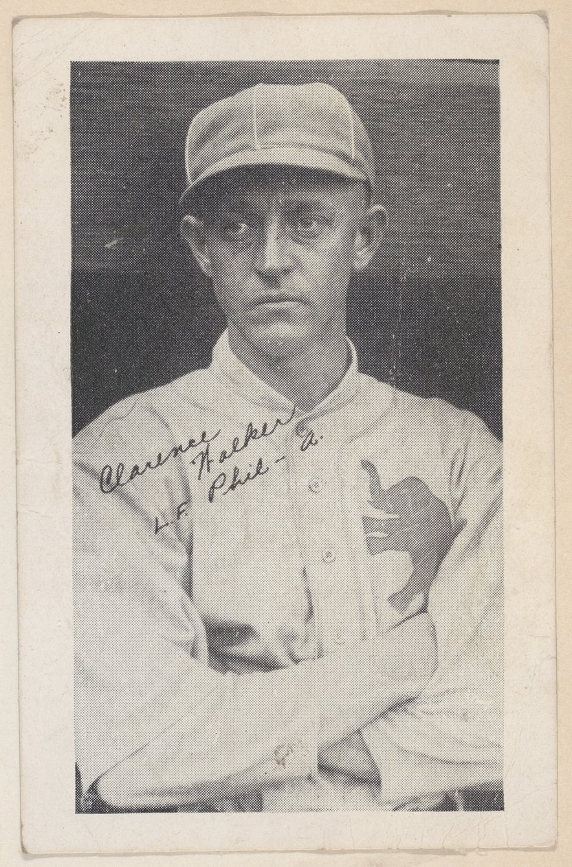 Clarence Walker, L.F. Phil - A., z kart baseballowych W575-2, ca. 1921-22. autorstwa Unbekannt