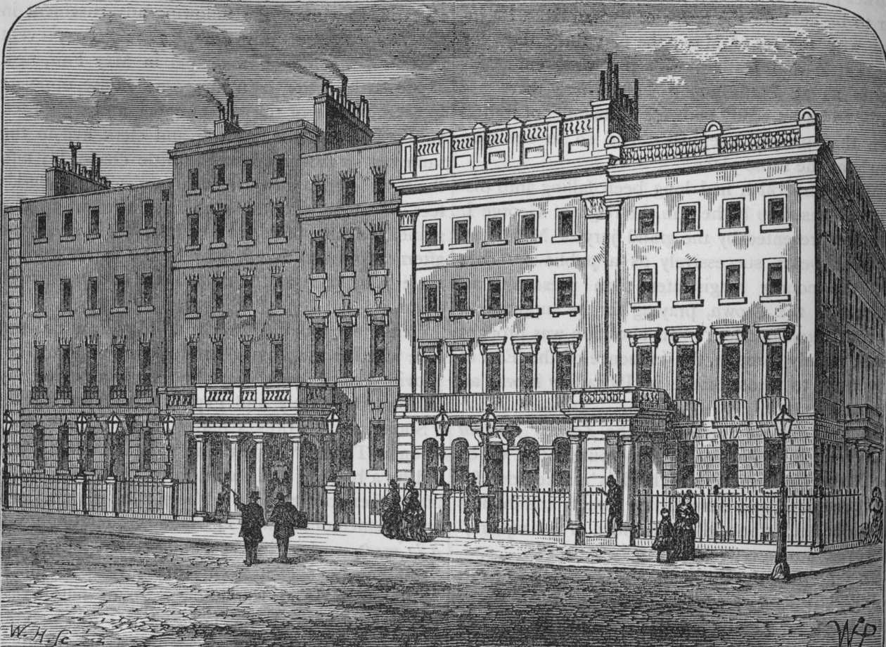 Claridges Hotel, Mayfair, Westminster, Londyn, c1877 1878 autorstwa Unbekannt