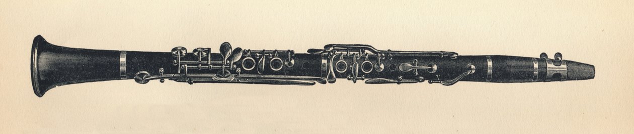 Klarnet, 1895. autorstwa Unbekannt