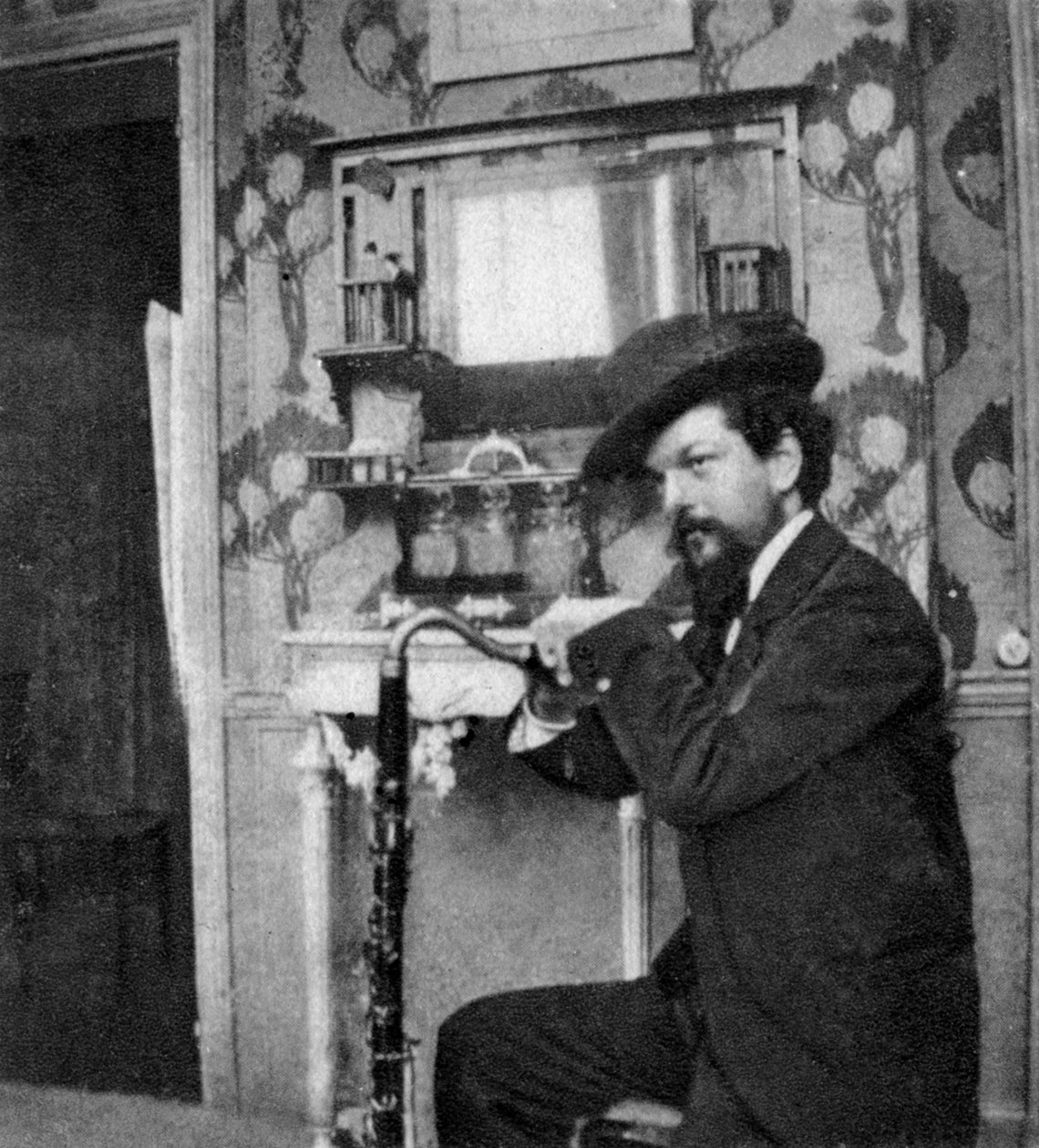 Claude Debussy, francuski kompozytor, 1909 autorstwa Unbekannt