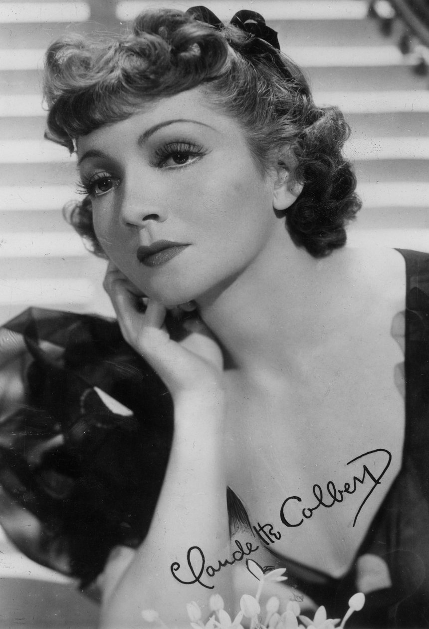 Claudette Colbert, amerykańska aktorka, XX wiek autorstwa Unbekannt