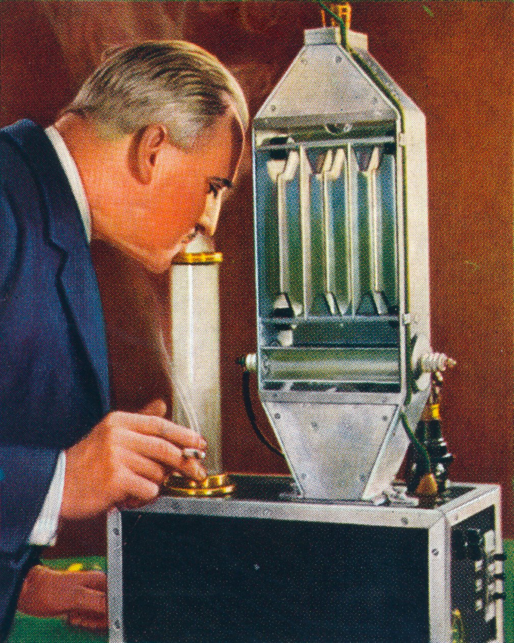 Oczyszczanie powietrza elektrycznie, 1938 autorstwa Unbekannt