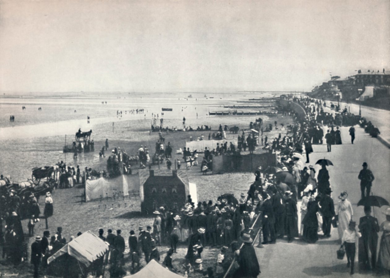 Cleethorpes - Widok na piaski, 1895 autorstwa Unbekannt