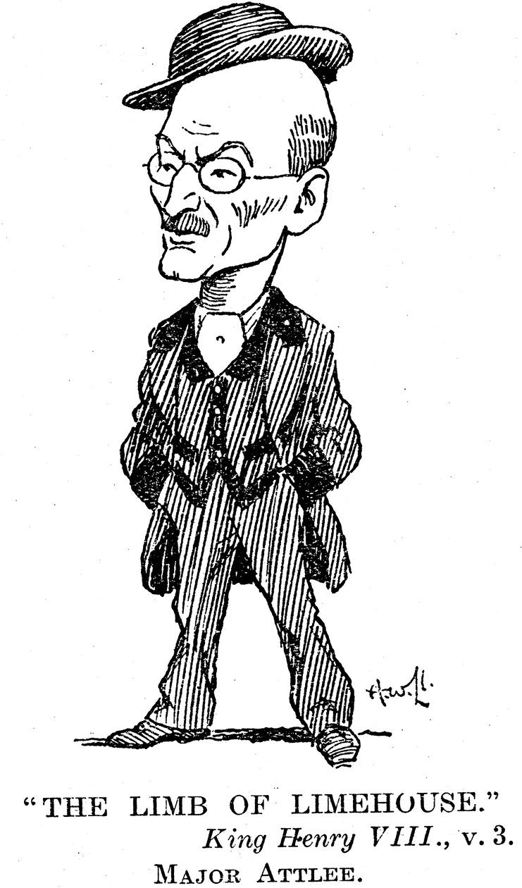 Clement Atlee 1883-1967 brytyjski mąż stanu Partii Pracy, 1932 autorstwa Unbekannt