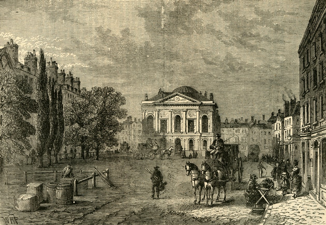 Clerkenwell Green w 1789 r., ok. 1872 r. autorstwa Unbekannt