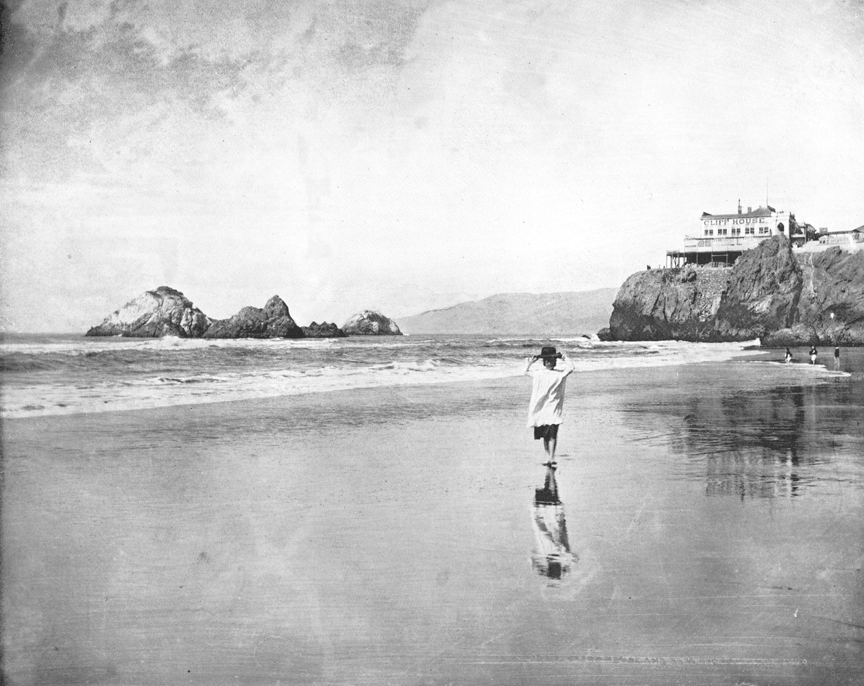 Cliff House i Seal Rocks, San Francisco, Kalifornia, USA, ok. 1900. autorstwa Unbekannt