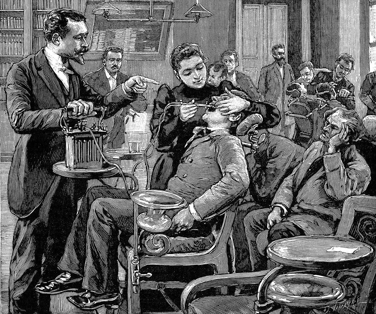 Klinika w Szkole Stomatologii, Paryż, 1892 autorstwa Unbekannt