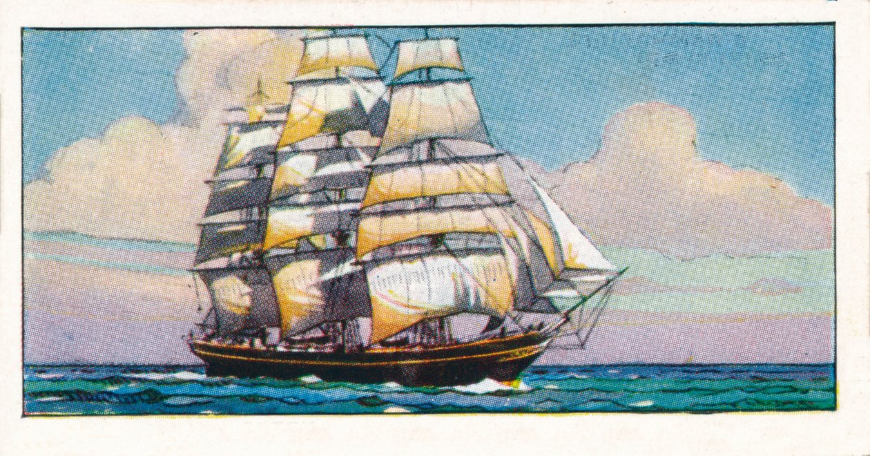 Clipper Ship Cutty Sark, 1937 autorstwa Unbekannt