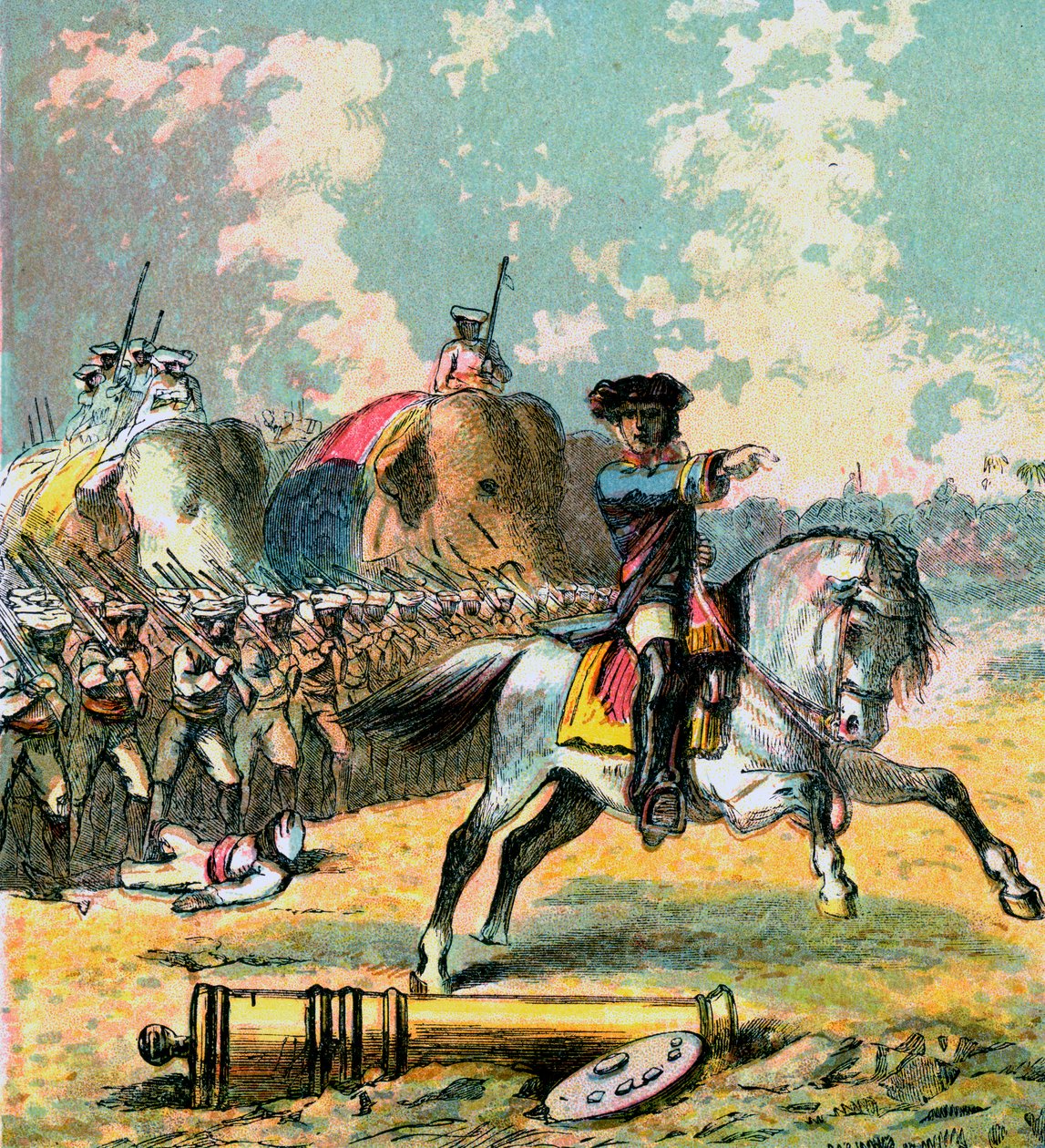 Clives Victors w Indiach, ok. 1850 r. autorstwa Unbekannt