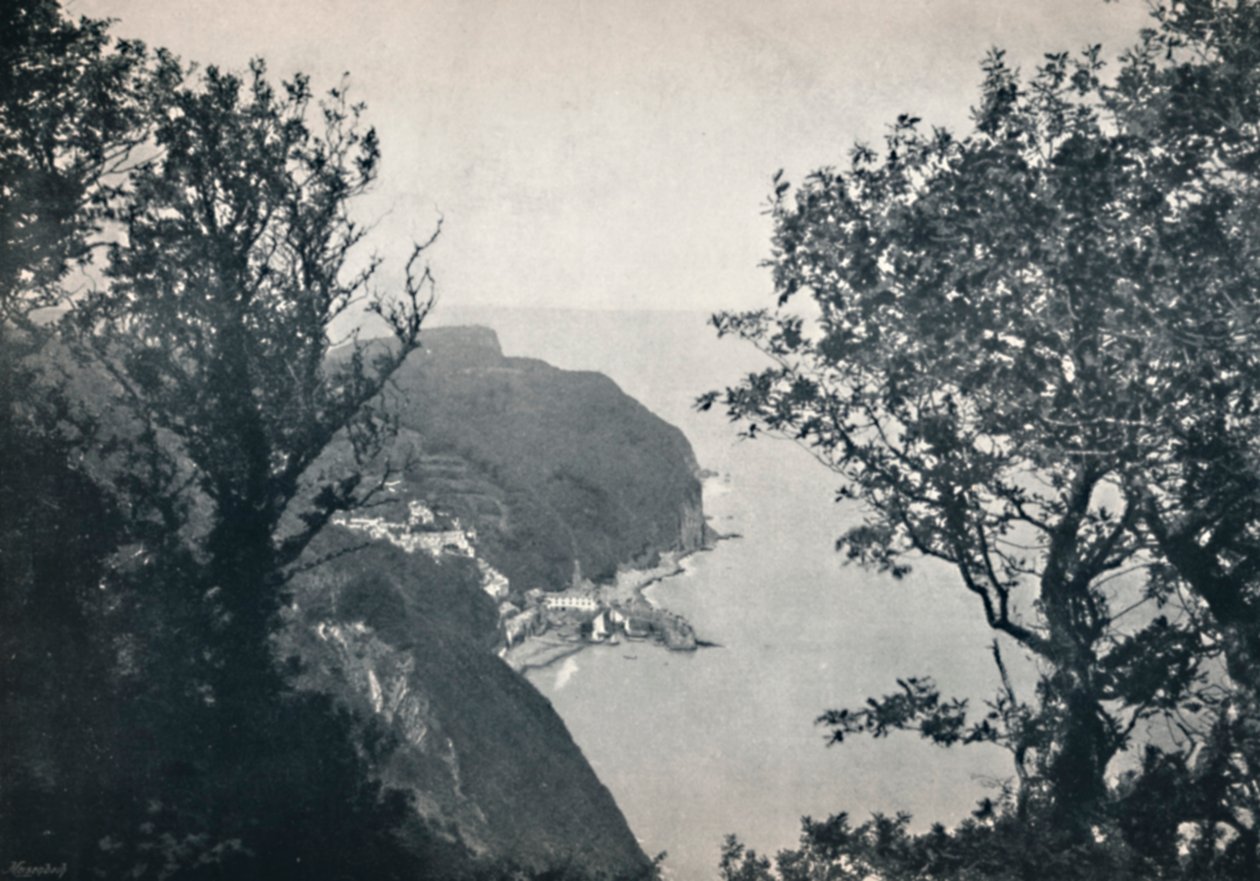 Clovelly - Widok z Hobby Drive, 1895 autorstwa Unbekannt