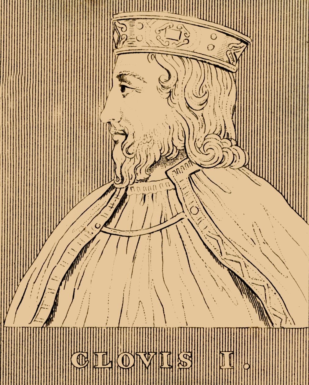 Clovis I, 466-511, 1830. autorstwa Unbekannt