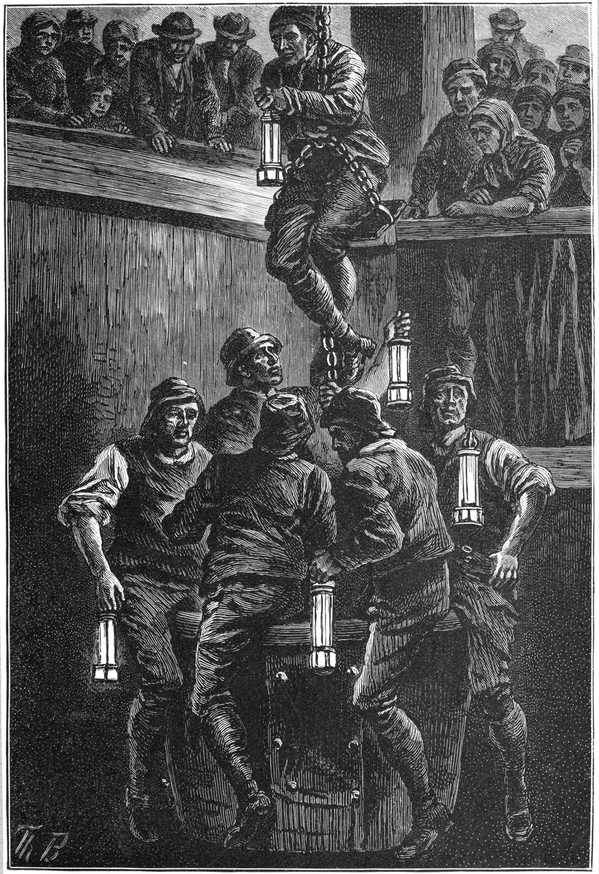 Wypadek w kopalni węgla, Seaham Colliery, County Durham, 1880 c1895 autorstwa Unbekannt