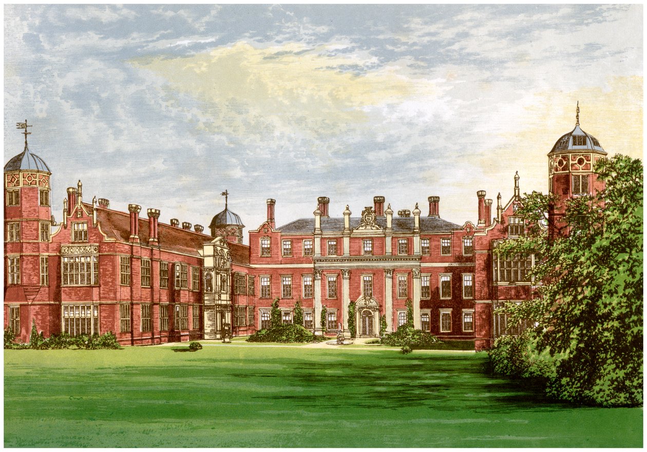 Cobham Hall, Kent, dom hrabiego Darnley, ok. 1880 autorstwa Unbekannt