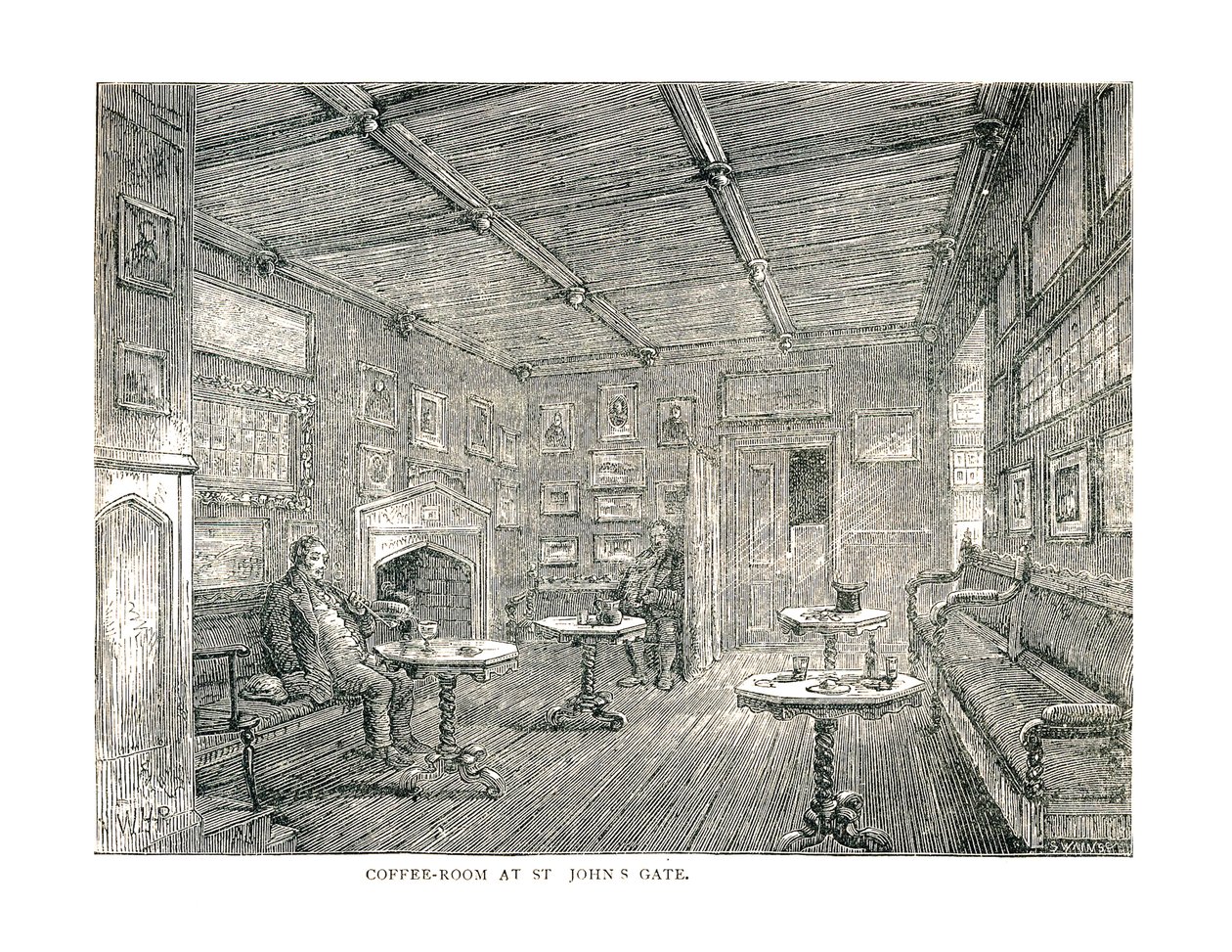 Kawiarnia przy St.Johns Gate, 1878 autorstwa Unbekannt