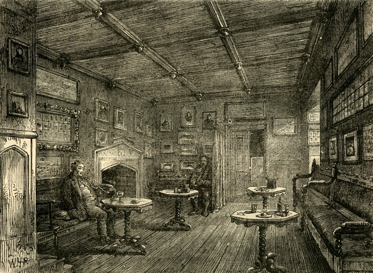 Kawiarnia przy Bramie św. Jana, ok. 1872 r. autorstwa Unbekannt