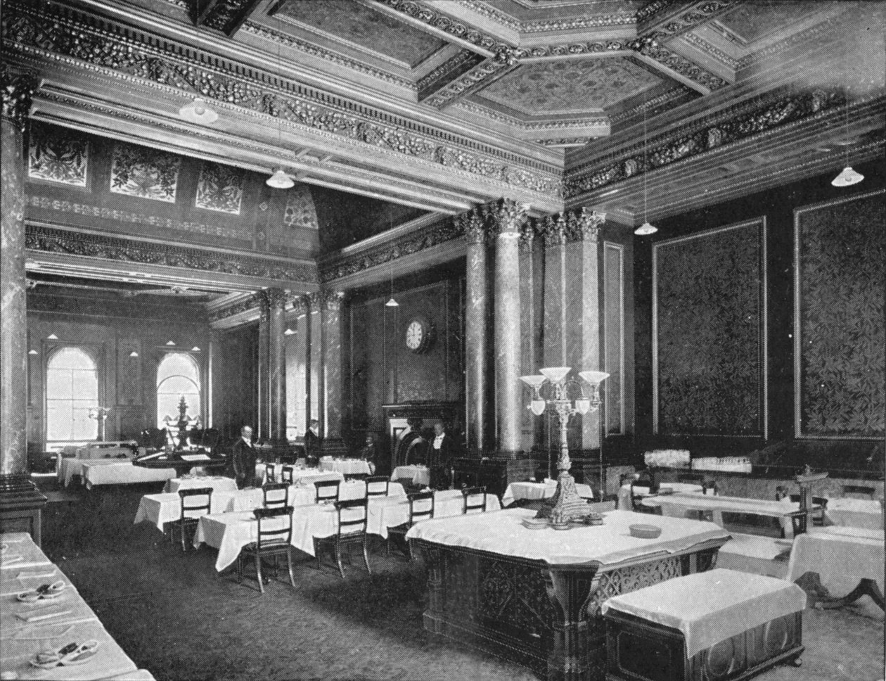 Kawiarnia Carlton Club, Londyn, ok. 1900 1901 autorstwa Unbekannt