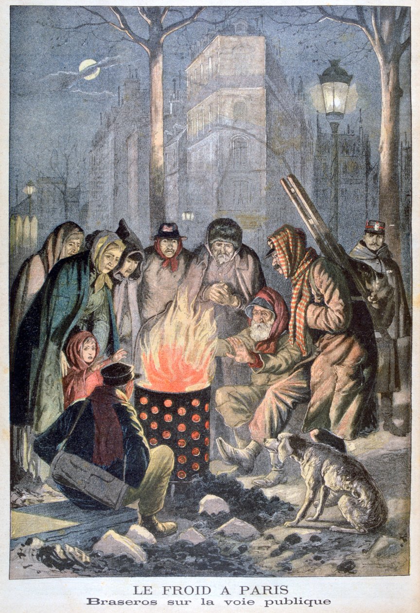 Zimny Paryż, 1902 autorstwa Unbekannt