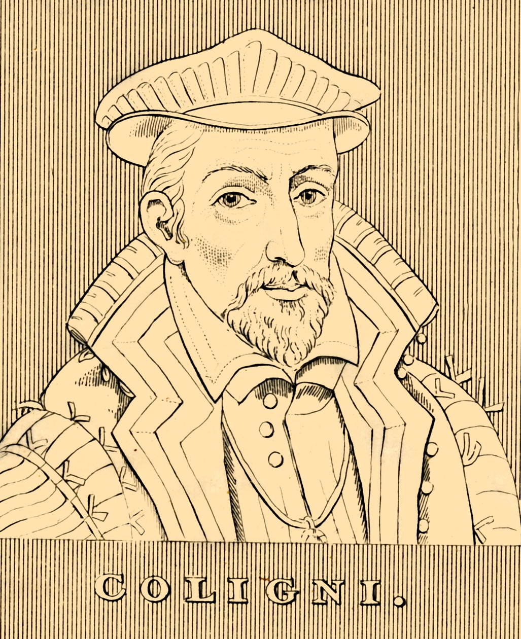 Coligni, 1519-1572, 1830. autorstwa Unbekannt